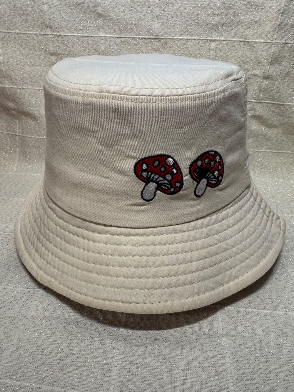 Cream Cotton Bucket Hat